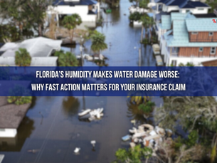 Florida’s Humidity Makes Water Damage Worse: Why Fast Action Matters for Your Insurance Claim