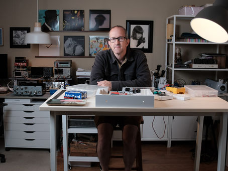 Perry in his home workshop