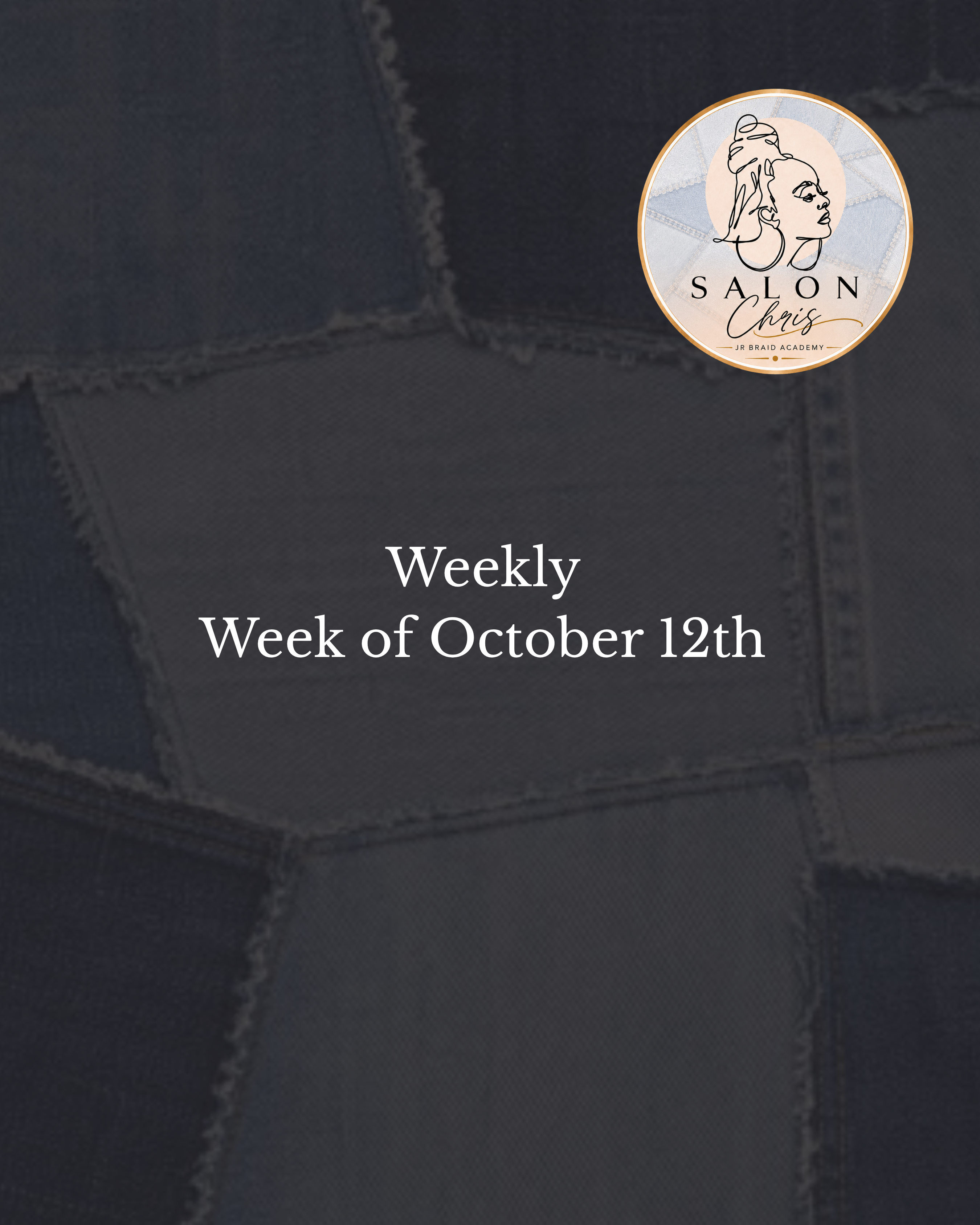 Braid Course Week 5: Week October 12th
