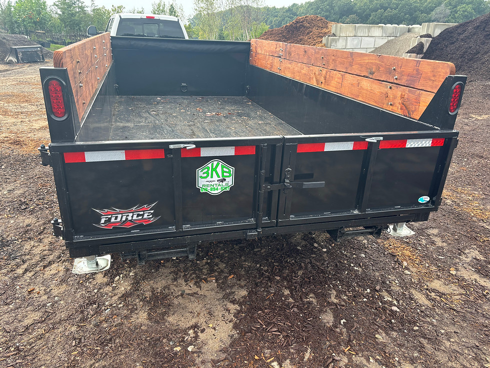 Thumbnail: 2024 Force low pro 14' Dump trailer 14000 gvwr