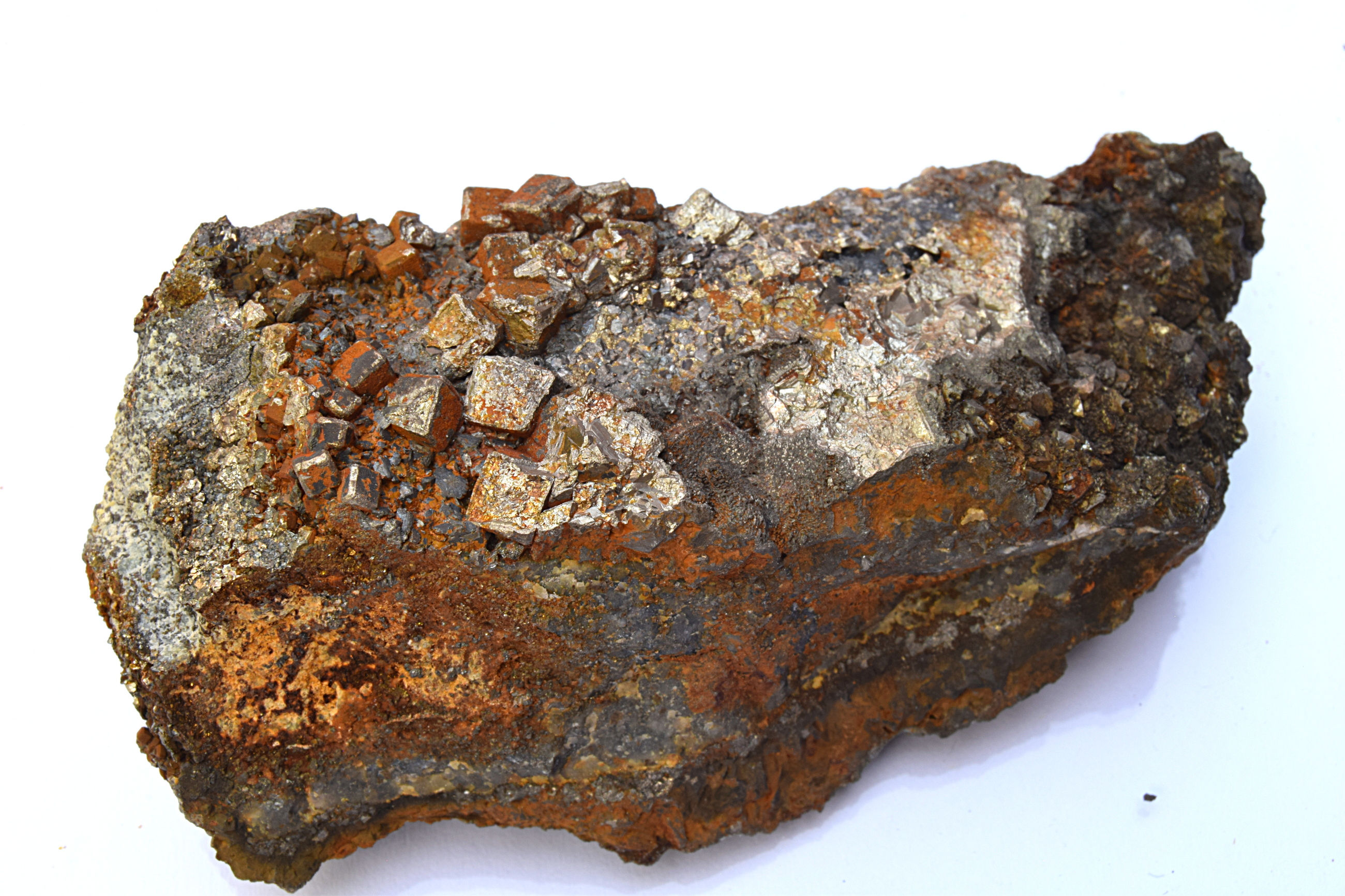 Pyrite crystals from the Carrock Mine, Caldbeck Fells