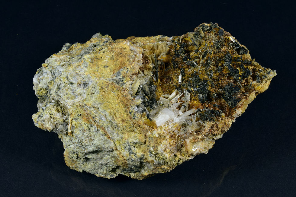 Thumbnail: jack straw cerussite on veinstone matrix