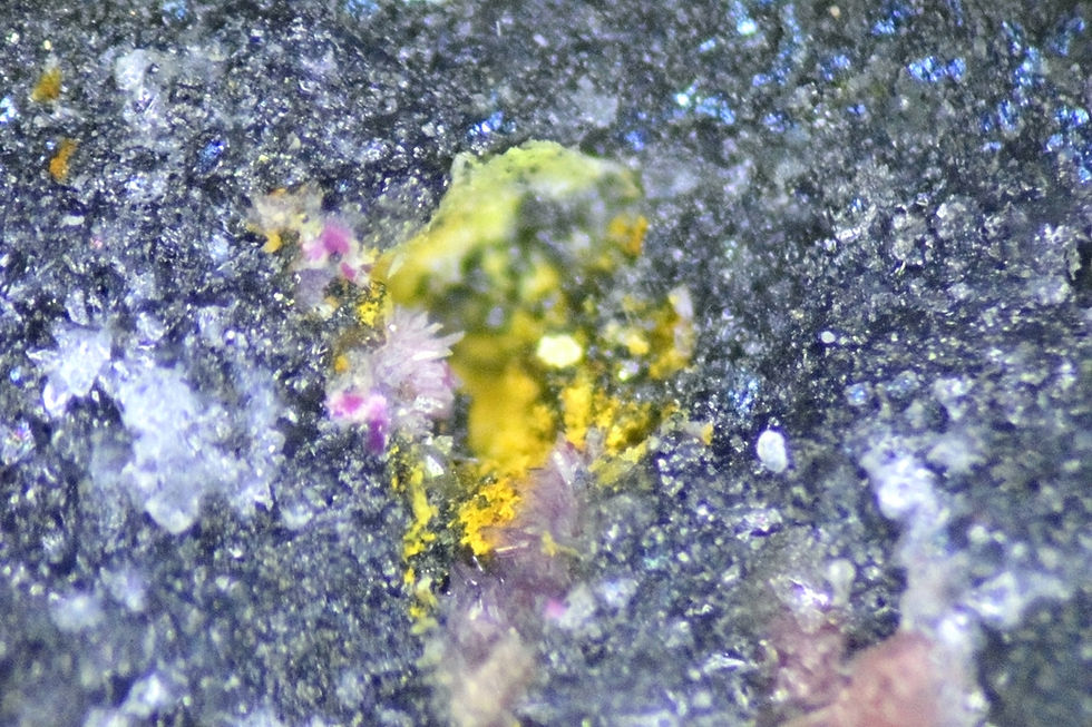 Pink Erythrite on Quartz