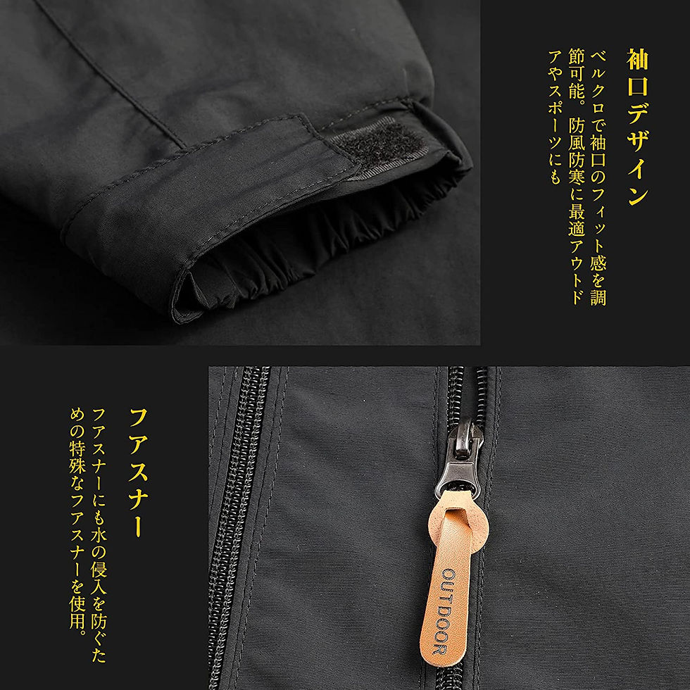 サムネイル： ウインドブレーカー ジャンパー メンズ ジャケット アウトドア 軽量 防風 ブルゾン 大きいサイズ カジュアル