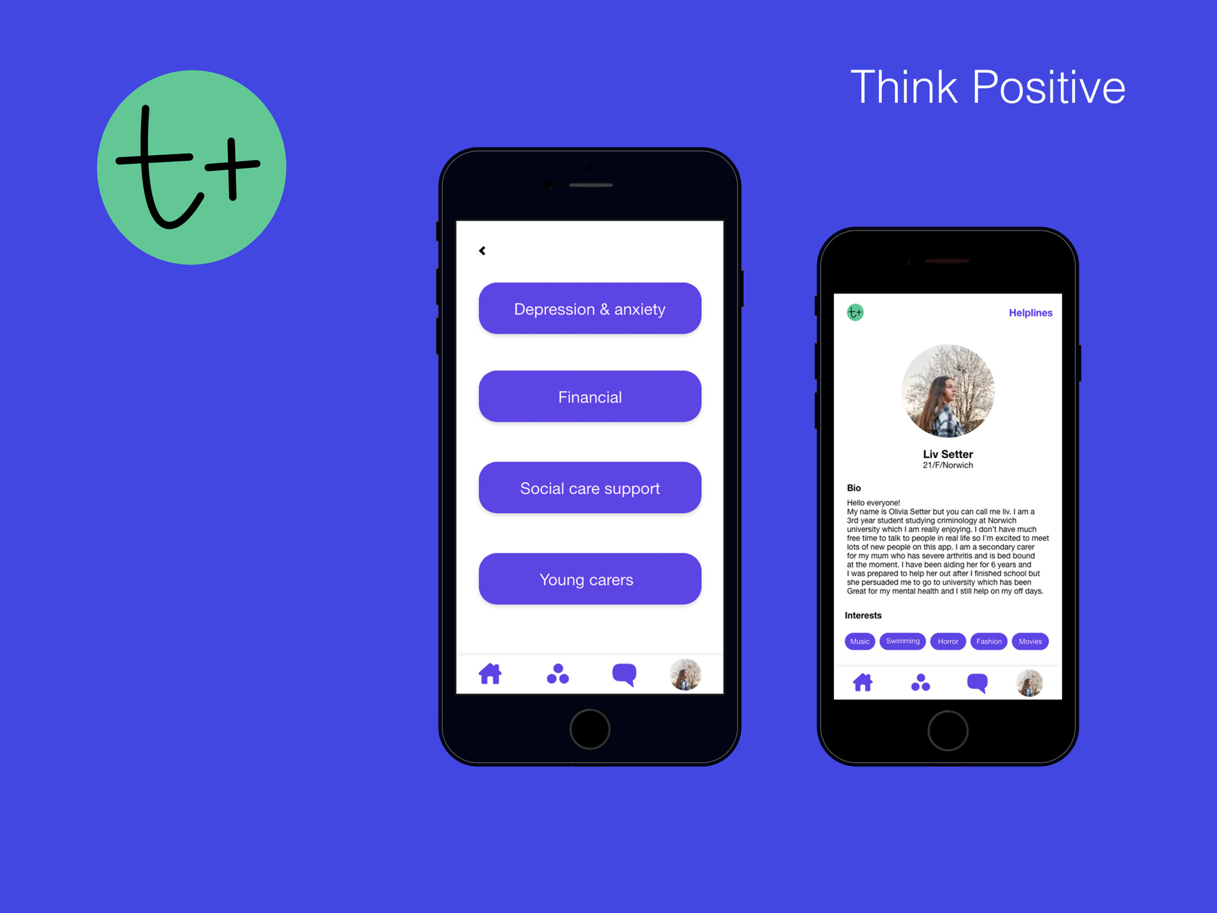 t+ App Design & Walkthrough - VIVIDSGNS