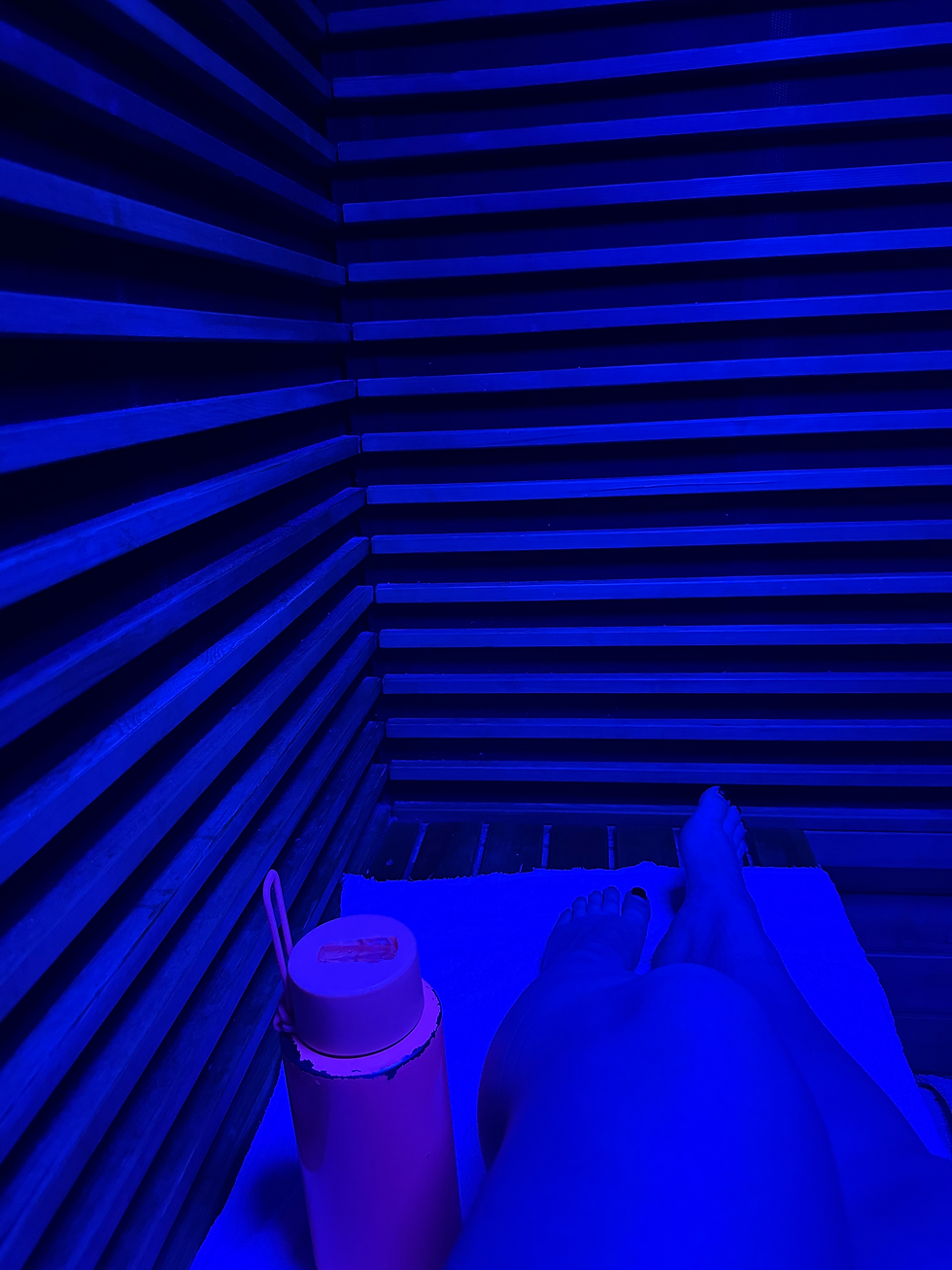Zahli in a Sauna