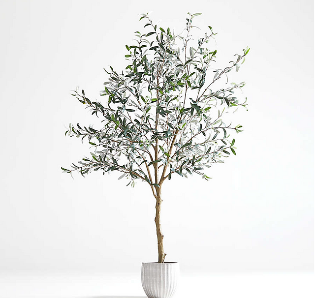 Faux olive tree