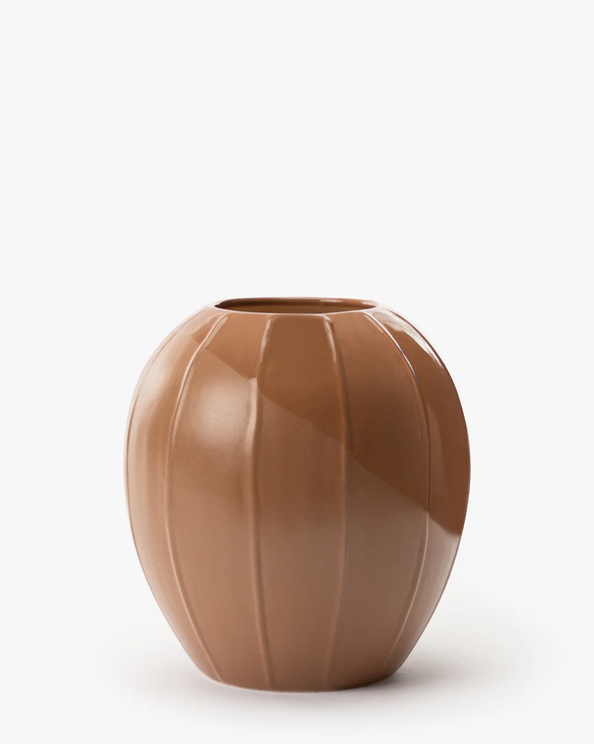 Brown elegant vase.  