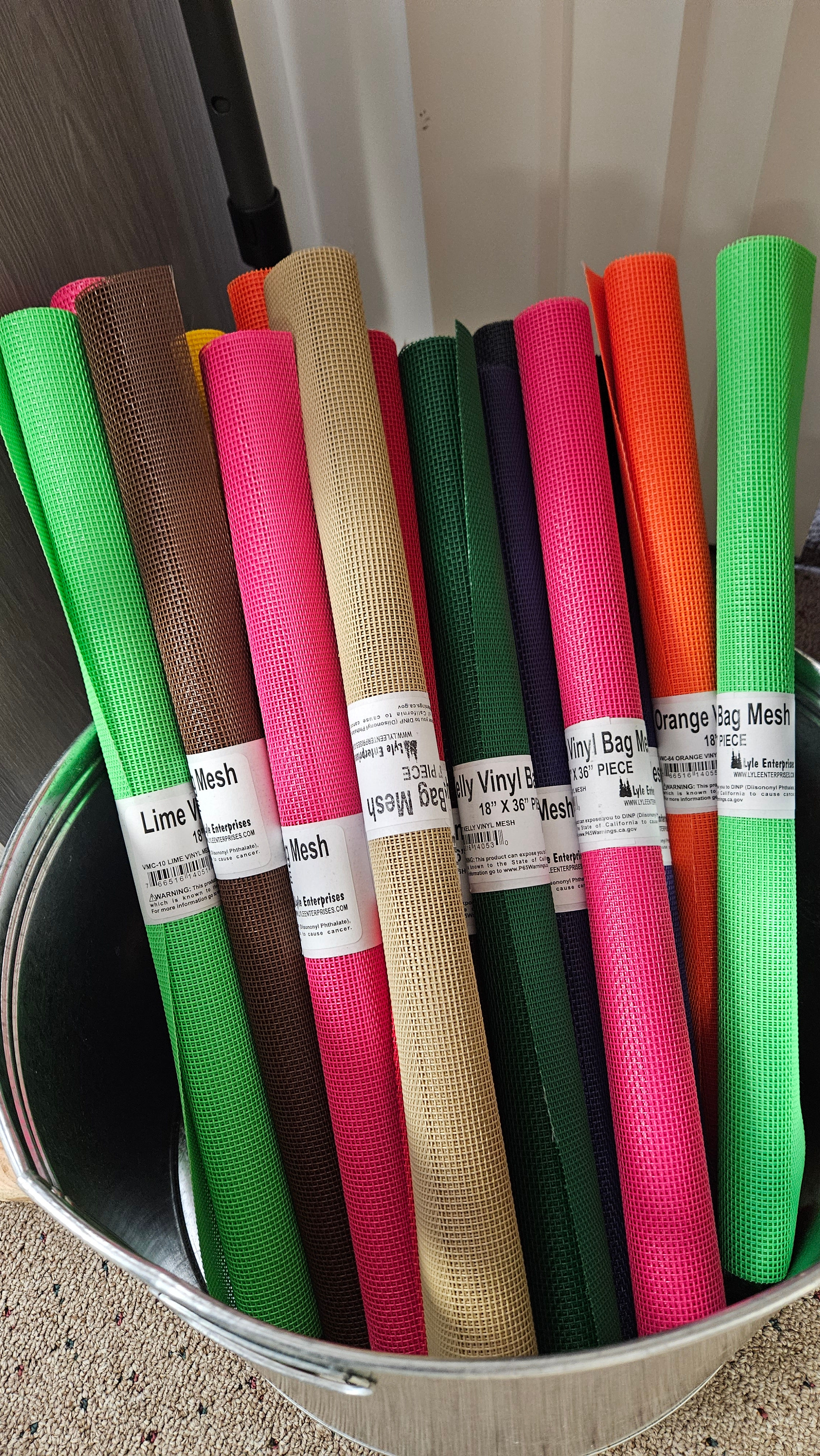 Vinyl Mesh  for Bags