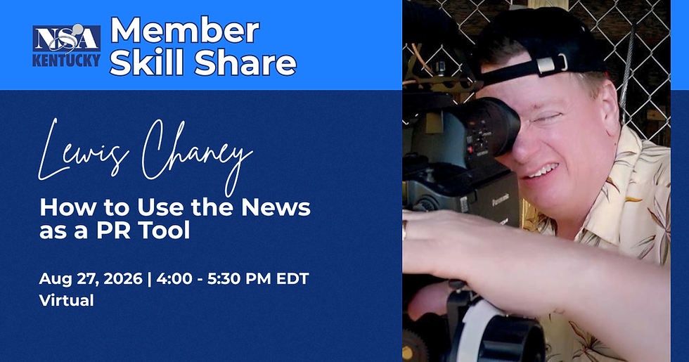 Member Skill Share: Lewis Chaney