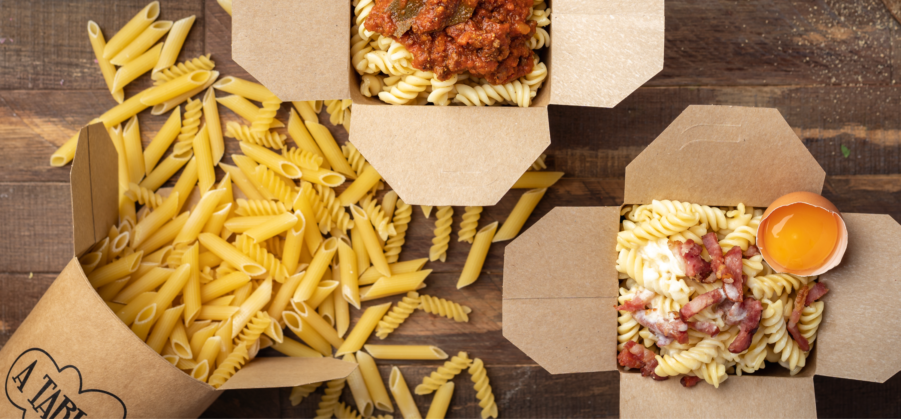 Arranged Food and Objects