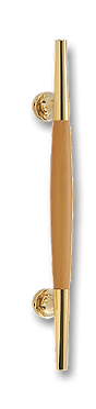 Solid Brass With Wooden Pull Handle EVGPH001