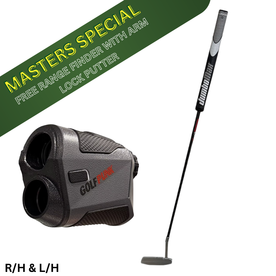 Eleven x GP Arm Lock Putter - Satin +FREE GP RANGE FINDER