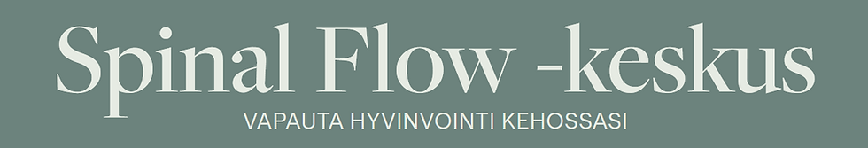 Tervetuloa Spinal Flow -keskukseen!