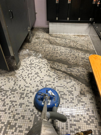 professionally clean tile floors