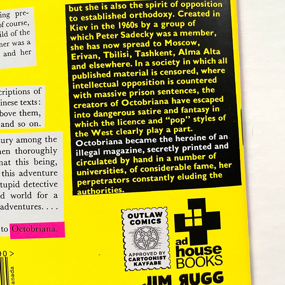Thumbnail: Octobriana 1976 -- BLACKLIGHT comic book