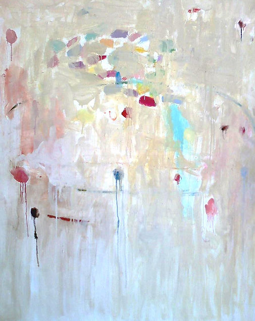 Snowflakes in Spring 2012 50x55 Oil on C