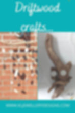 Easy to make driftwood and shell windchime and driftwood tealight holder, plus other beach crafts.