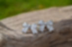 Handmade silver earrings - recycled silver earrings - vintage jewellery - KL jewellery designs