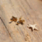 9ct Gold Tiny Studs, recycled gold