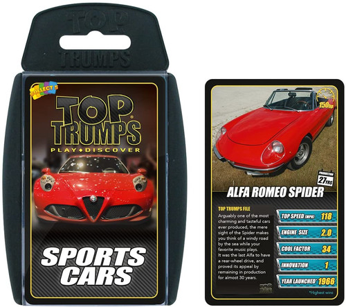 Top Trumps Sports Cars - Jeu De Cartes Voitures De Sport Collection édition Limitée