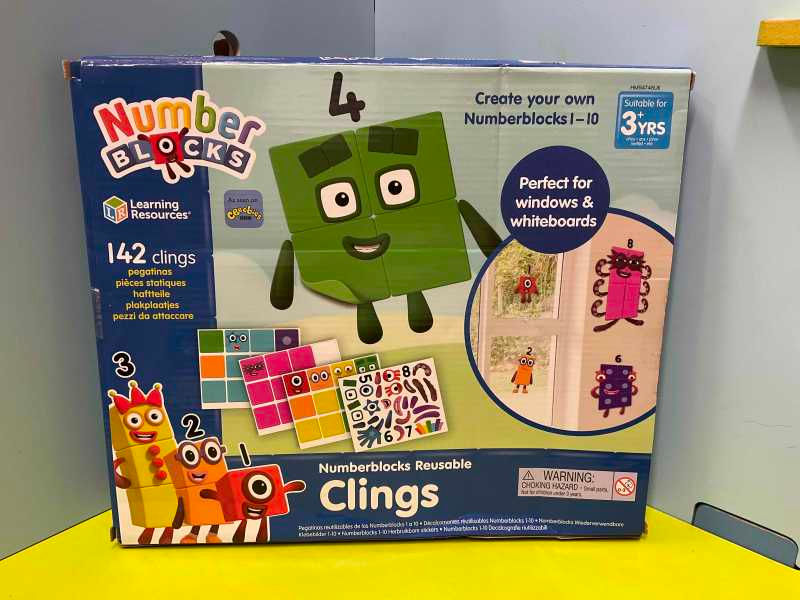 Number blocks- Clings