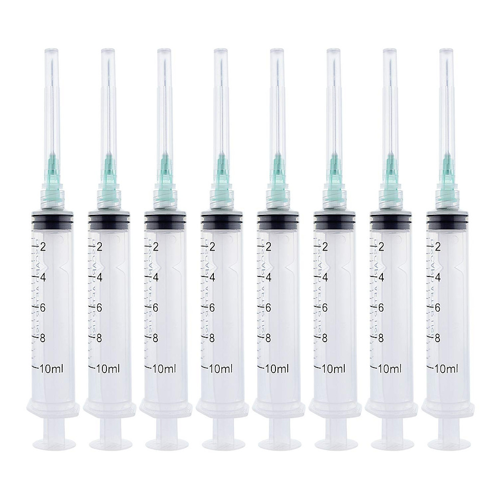 Thumbnail: 10ml/ 22ga Sterile Syringe w/ Clear Cap & 22ga 1 1/2" Tip