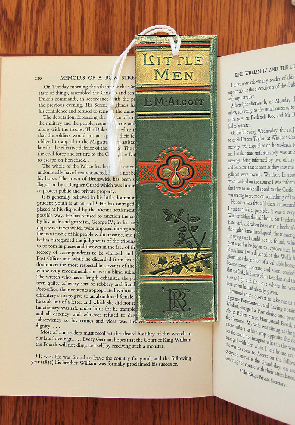 Little Men By Louisa May Alcott Bookmark Spine