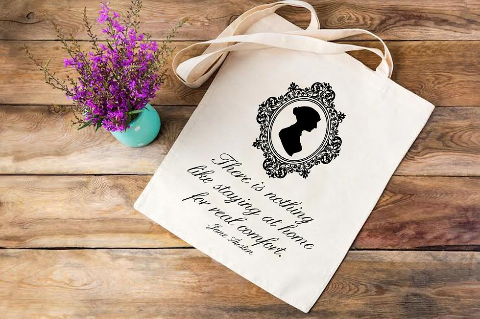 Staying At Home For Real Comfort Tote