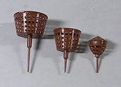 Bonsai fertiliser baskets with lids