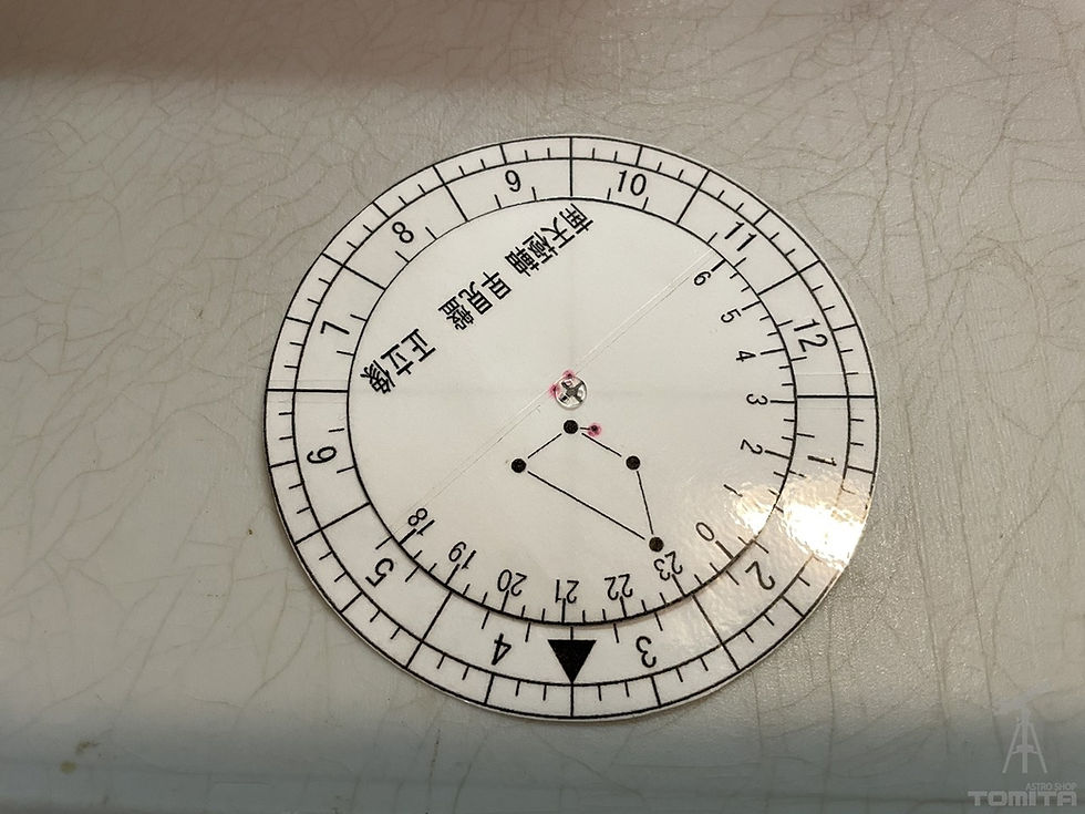 K林氏オリジナル 南天極軸早見盤
