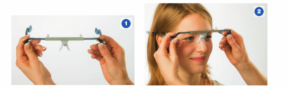 LU-090 LUNETTES POUR LA DÉTERMINATION DES MESURES FACE ET BRANCHES