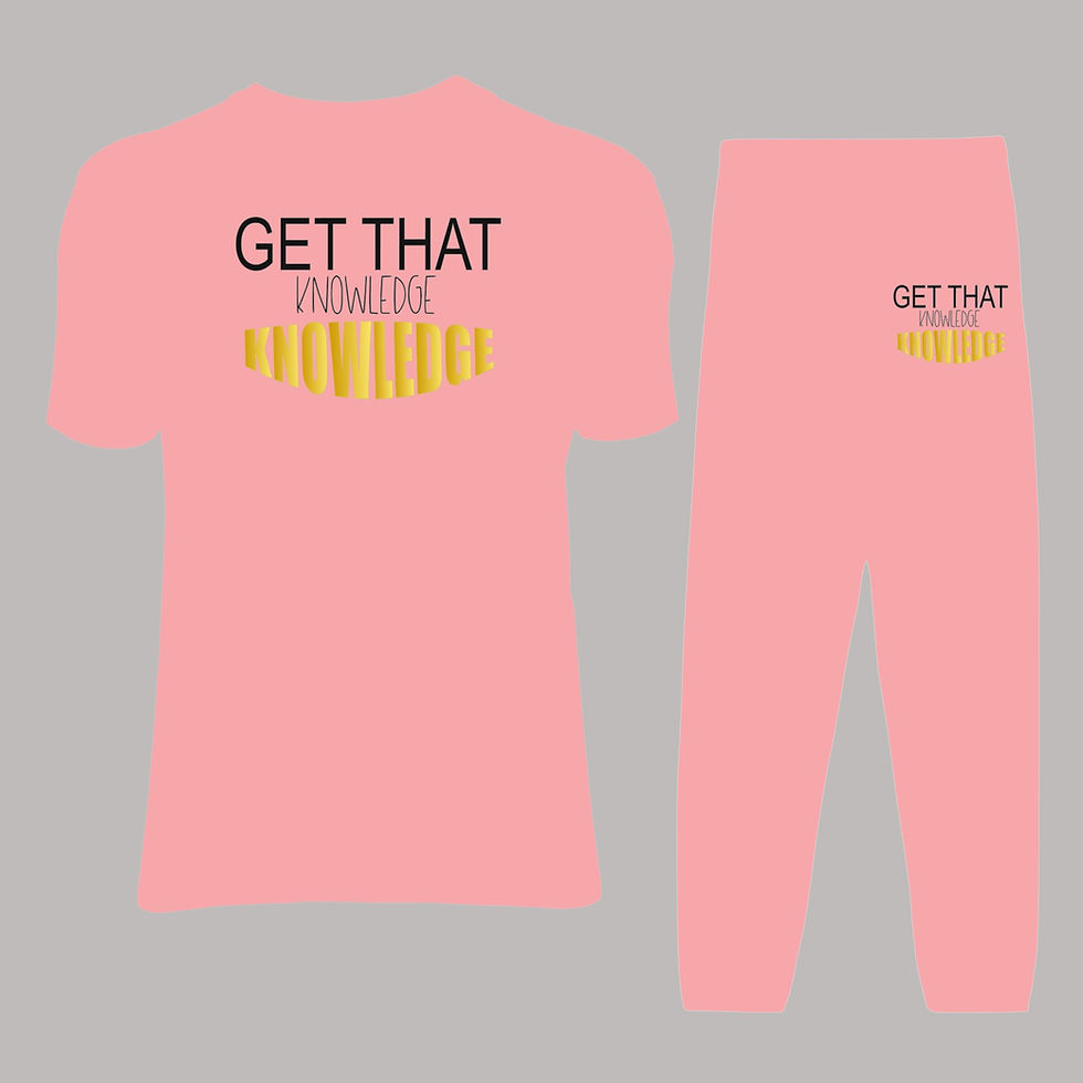 Pink Get That Knowledge For the Women