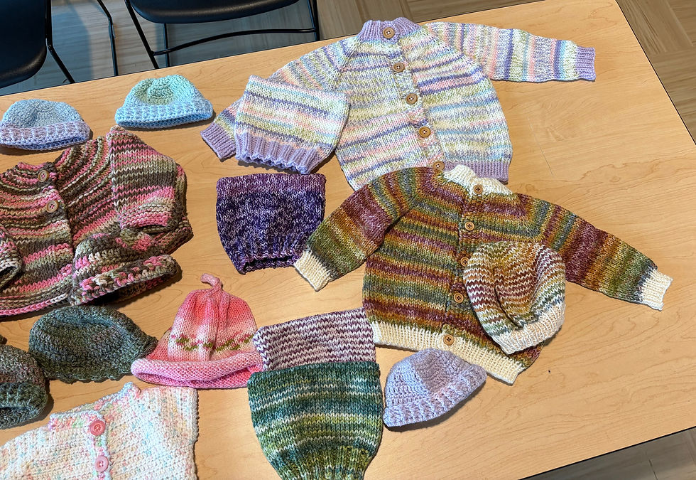 Projects for From the Heart by Fran's Country Knitter friends