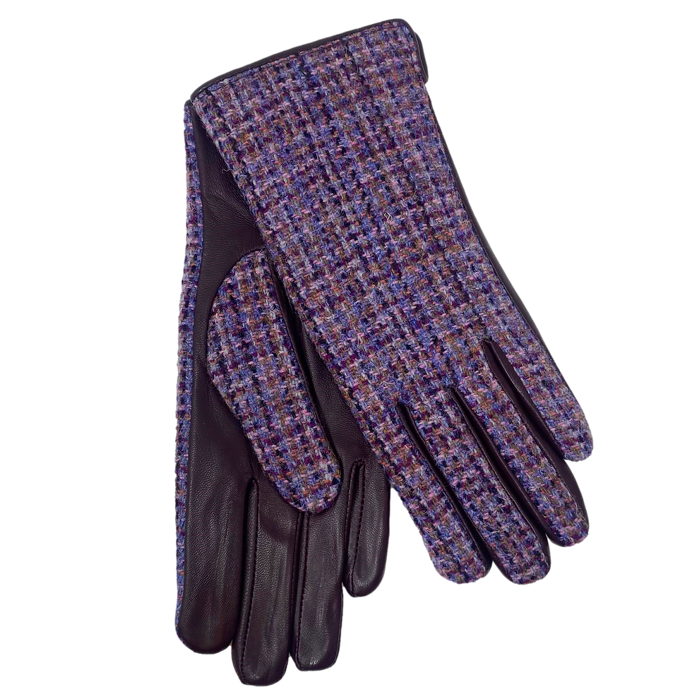 Thumbnail: Ladies Harris Tweed Gloves