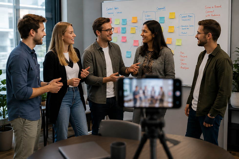 Visuelles Marketing Kleinunternehmen: Pragmatischer 90-Tage-Plan für 5-Personen-Teams