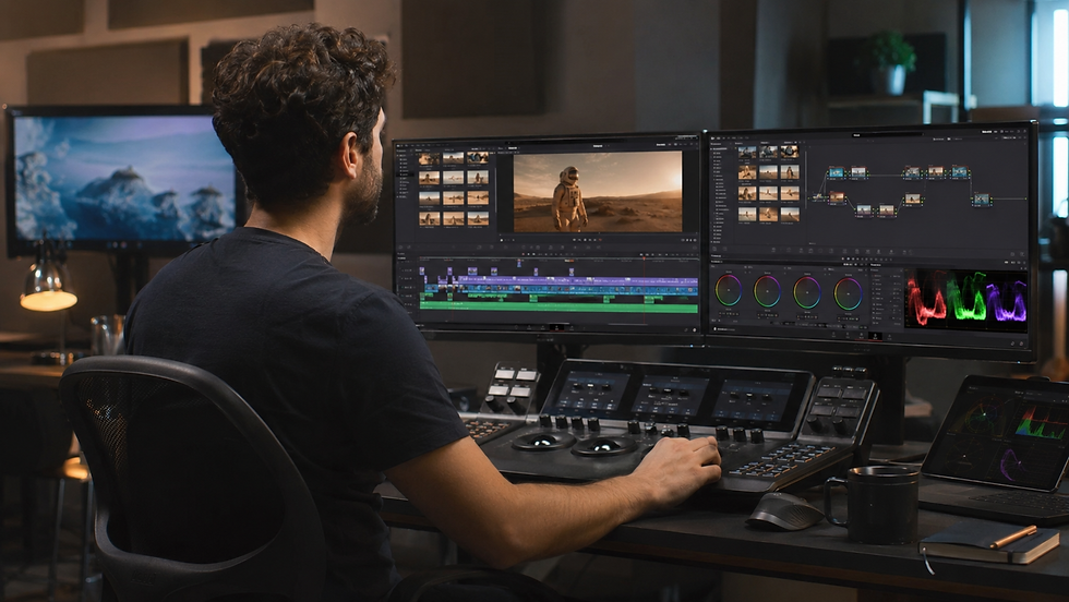 Postproduktion eines Imagefilms mit Color Grading – einer der größten Kostenfaktoren