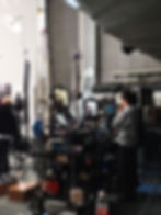 Shooting in a studio