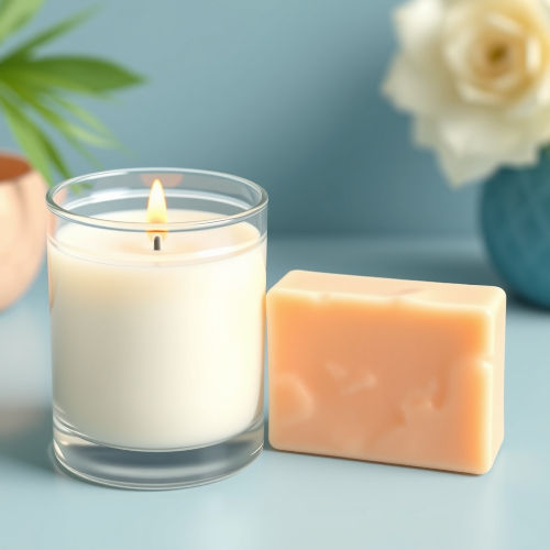 Candle and soap