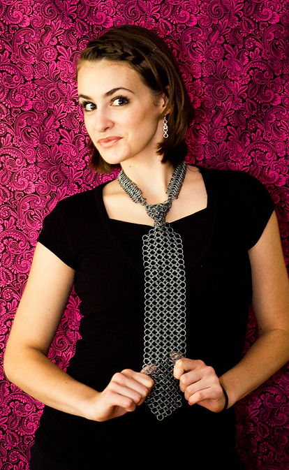 Chainmail Tie | Silver Wolf Artistry
