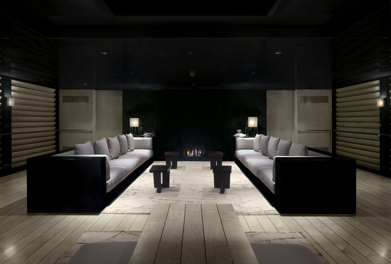 Famous luxury yachts Armani Main and Jeff Bezos Koru