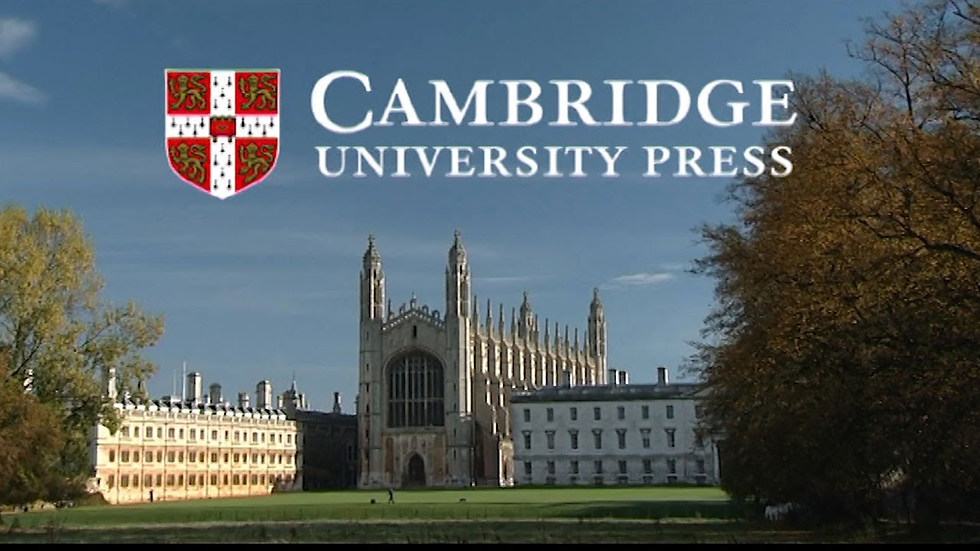 Imagem: Cambridge University Press