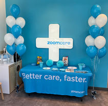 ZoomCare, Alora Event Design balloon decor Denver, Grand opening Balloon decor, Balloons for Corporate grand opening,