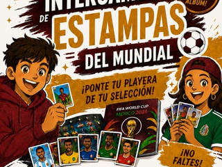 ¡Gran Intercambio de Estampas del Mundial!