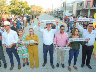 “Esta avenida les va a durar toda la vida”: Héctor Santana entrega rehabilitación total del boulevard Jardines del Sol
