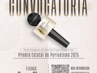 Convocatoria Premio Estatal de Periodismo