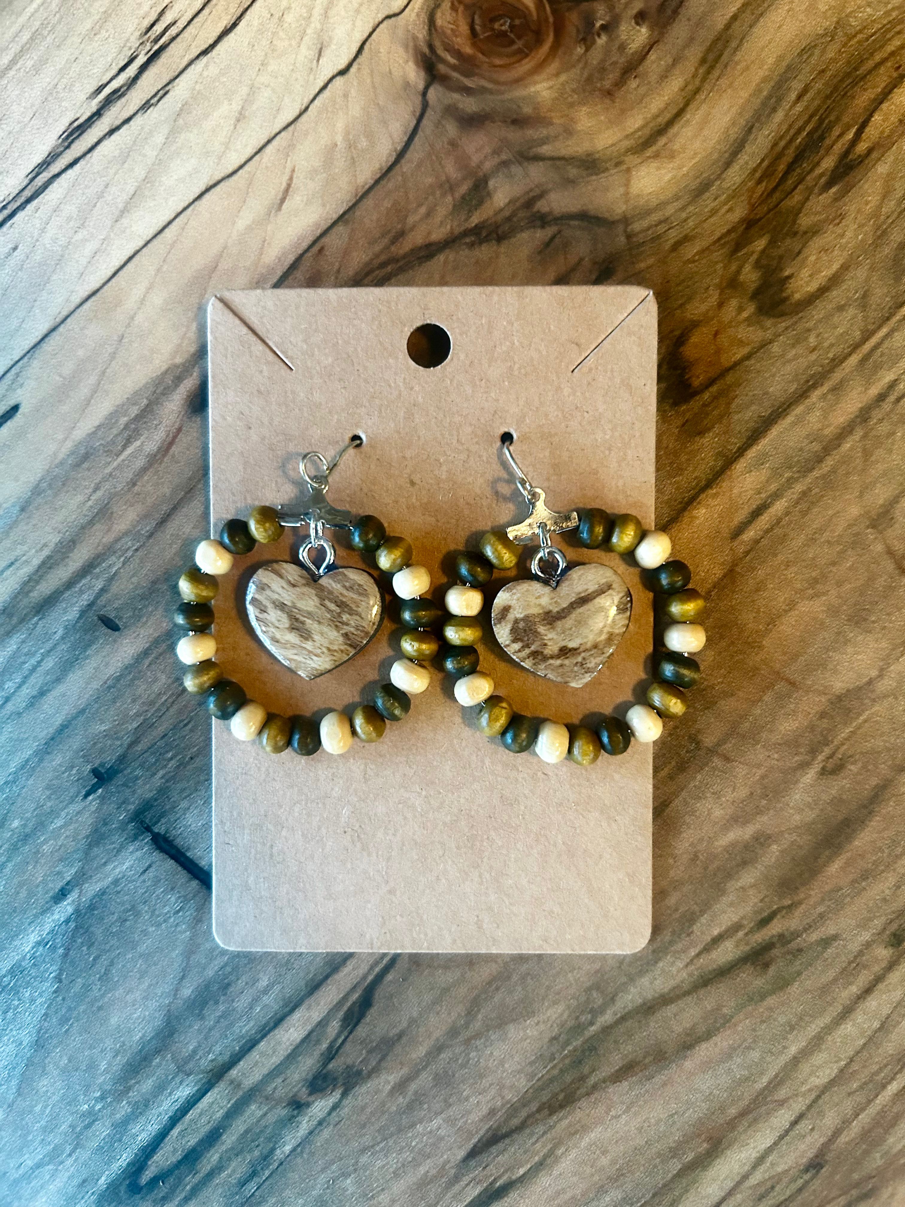 Wood earrings 