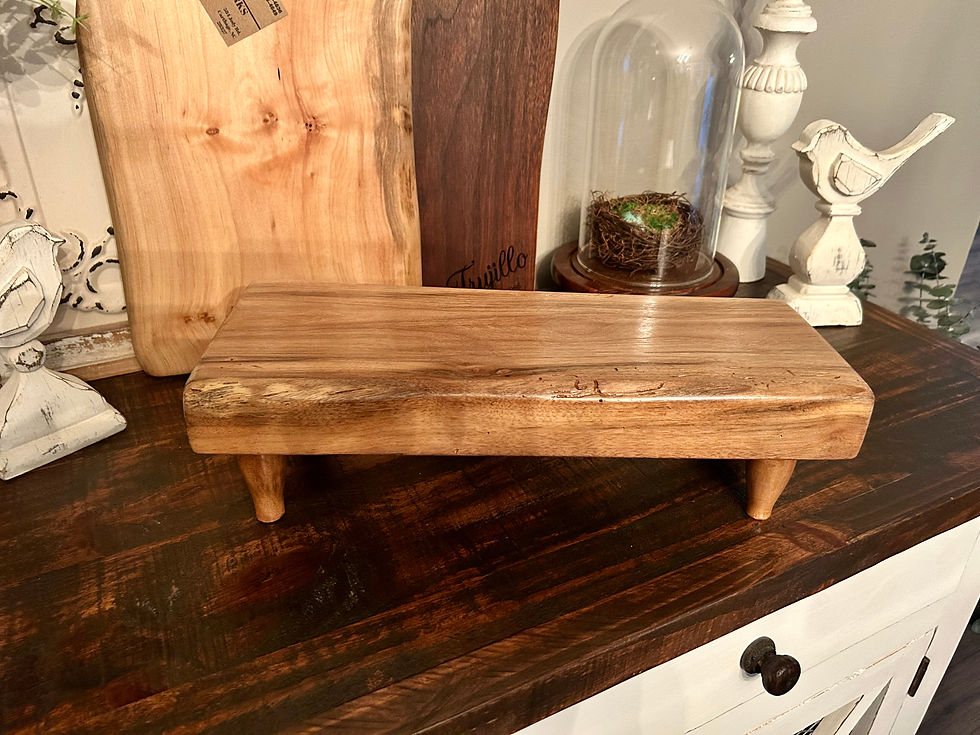 Thumbnail: Walnut wood riser