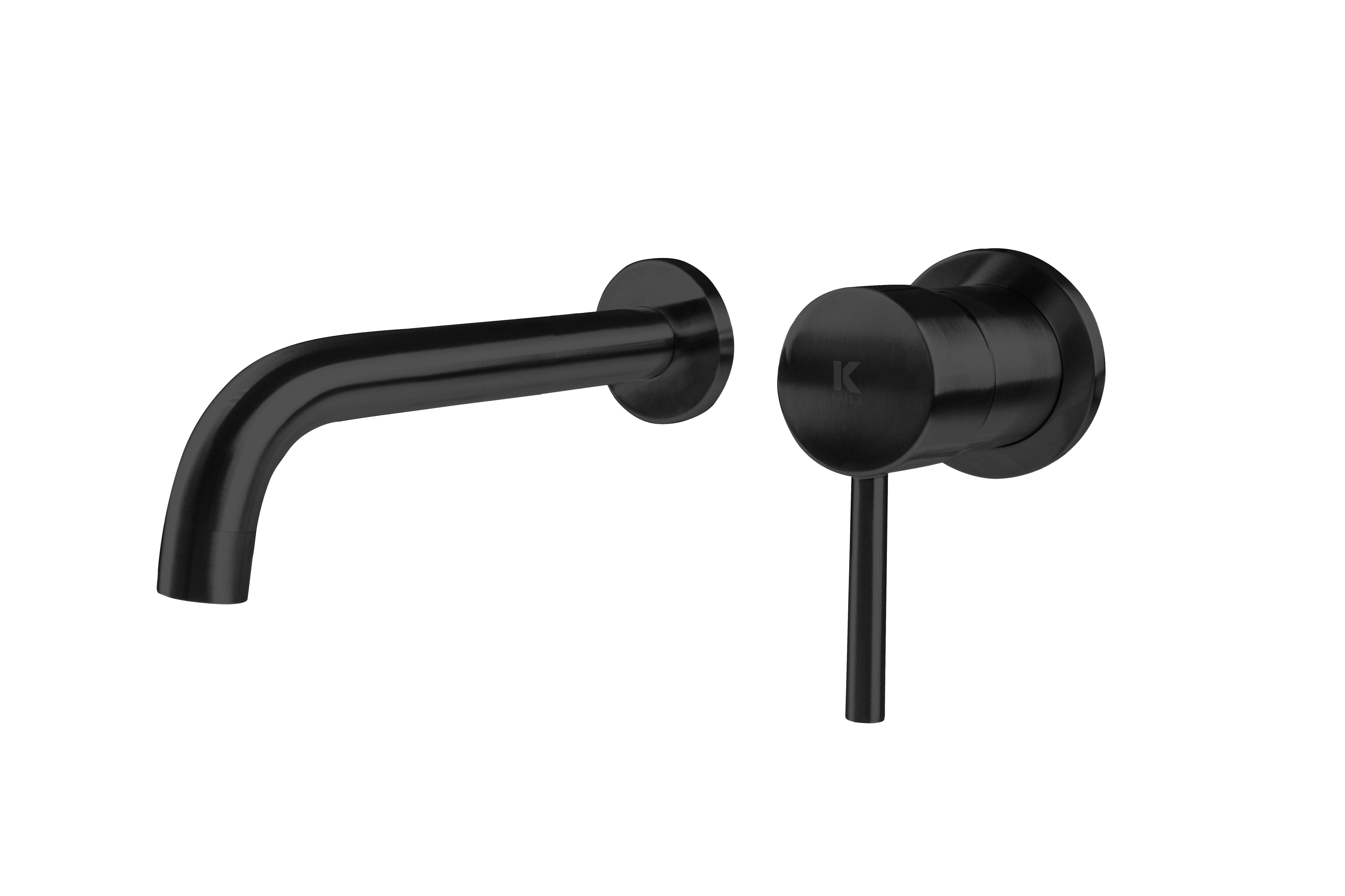 Monomando.Lavabo.Empotrado.PLENUM NEGRO