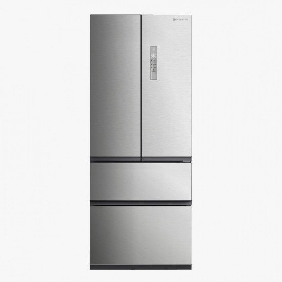 Frigorífico.EAS ELECTRIC francés 181x72 cm 2 puertas 2 cajones F/A+ Inox.EMSF180